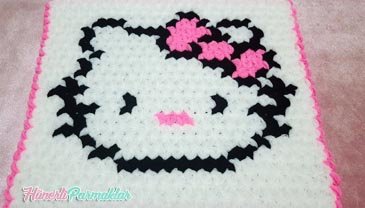 Hello Kitty Kare Lif Yapılışı