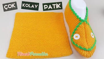 Kolay tek şiş patik modelleri